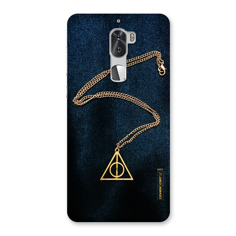 Golden Chain Back Case for Coolpad Cool 1