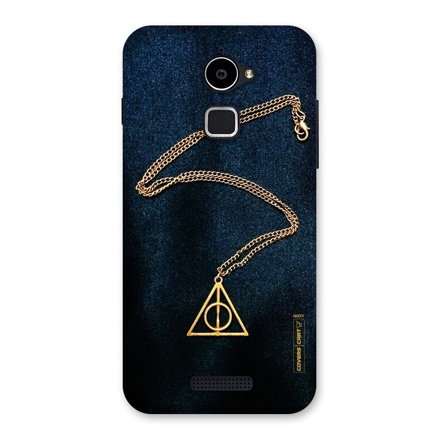 Golden Chain Back Case for Coolpad Note 3 Lite