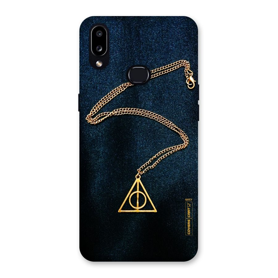 Golden Chain Back Case for Galaxy A10s