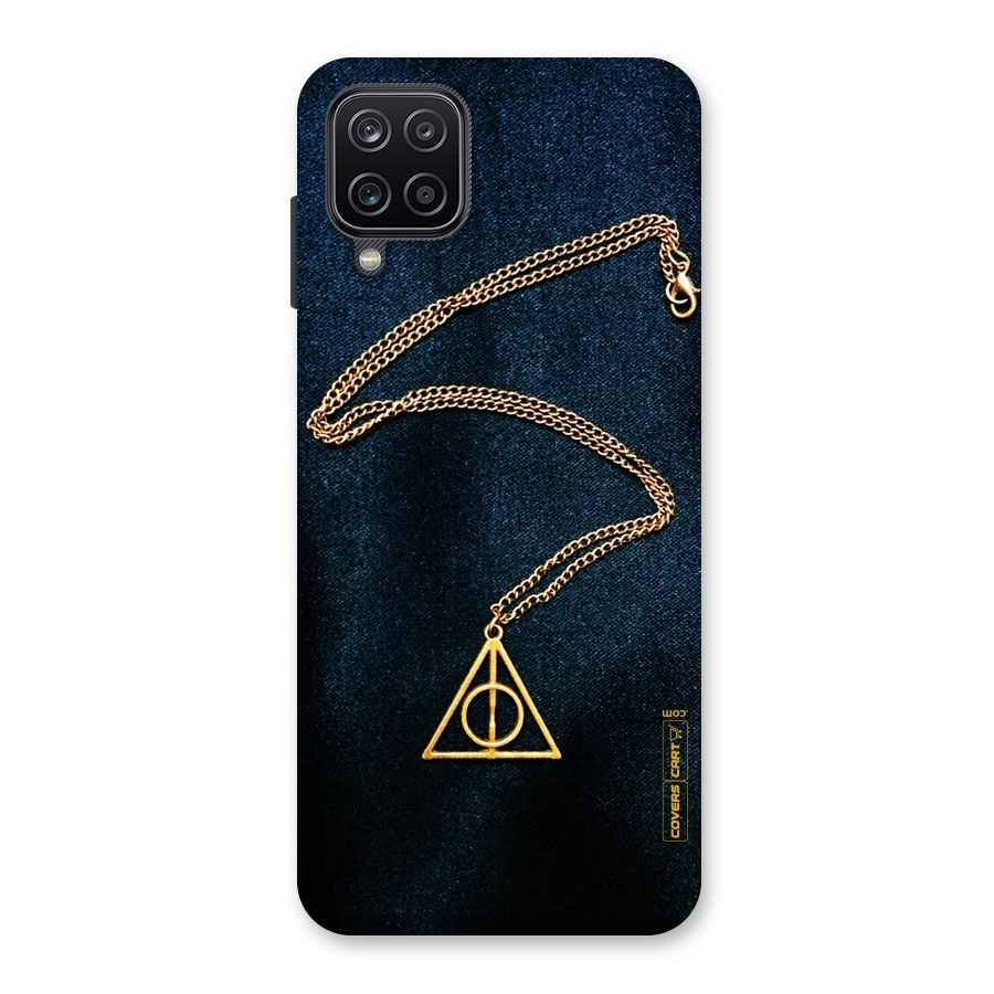 Golden Chain Back Case for Galaxy A12