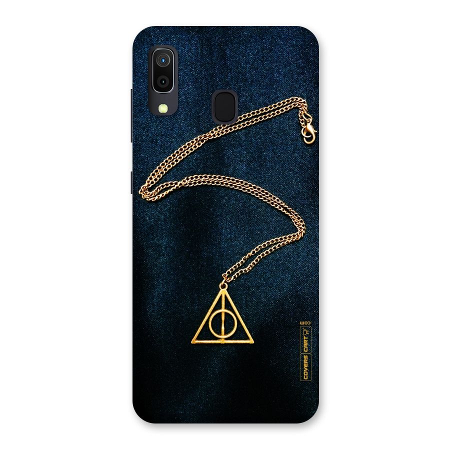 Golden Chain Back Case for Galaxy A20