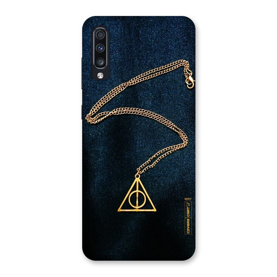 Golden Chain Back Case for Galaxy A70