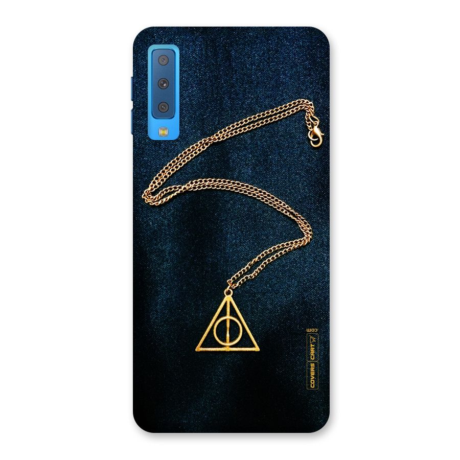 Golden Chain Back Case for Galaxy A7 (2018)