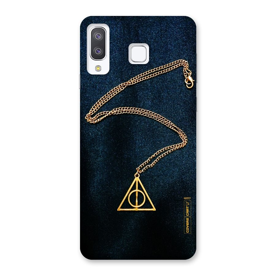 Golden Chain Back Case for Galaxy A8 Star