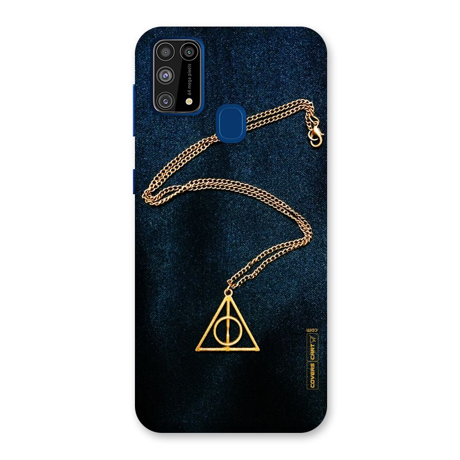 Golden Chain Back Case for Galaxy F41