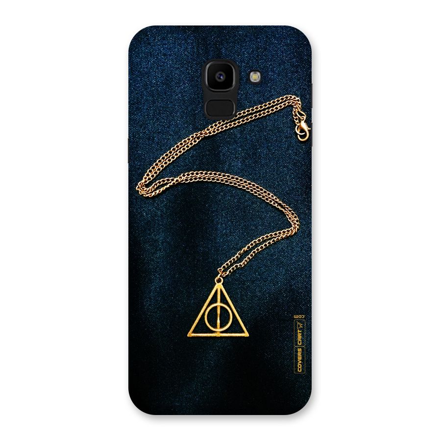 Golden Chain Back Case for Galaxy J6