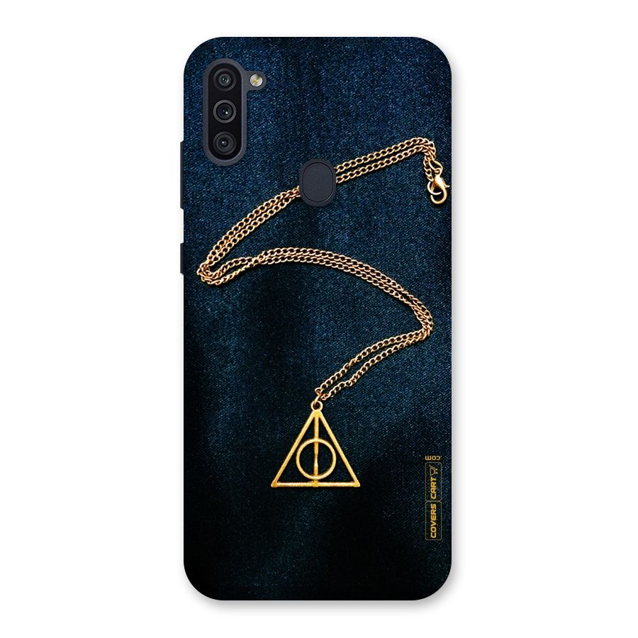 Golden Chain Back Case for Galaxy M11