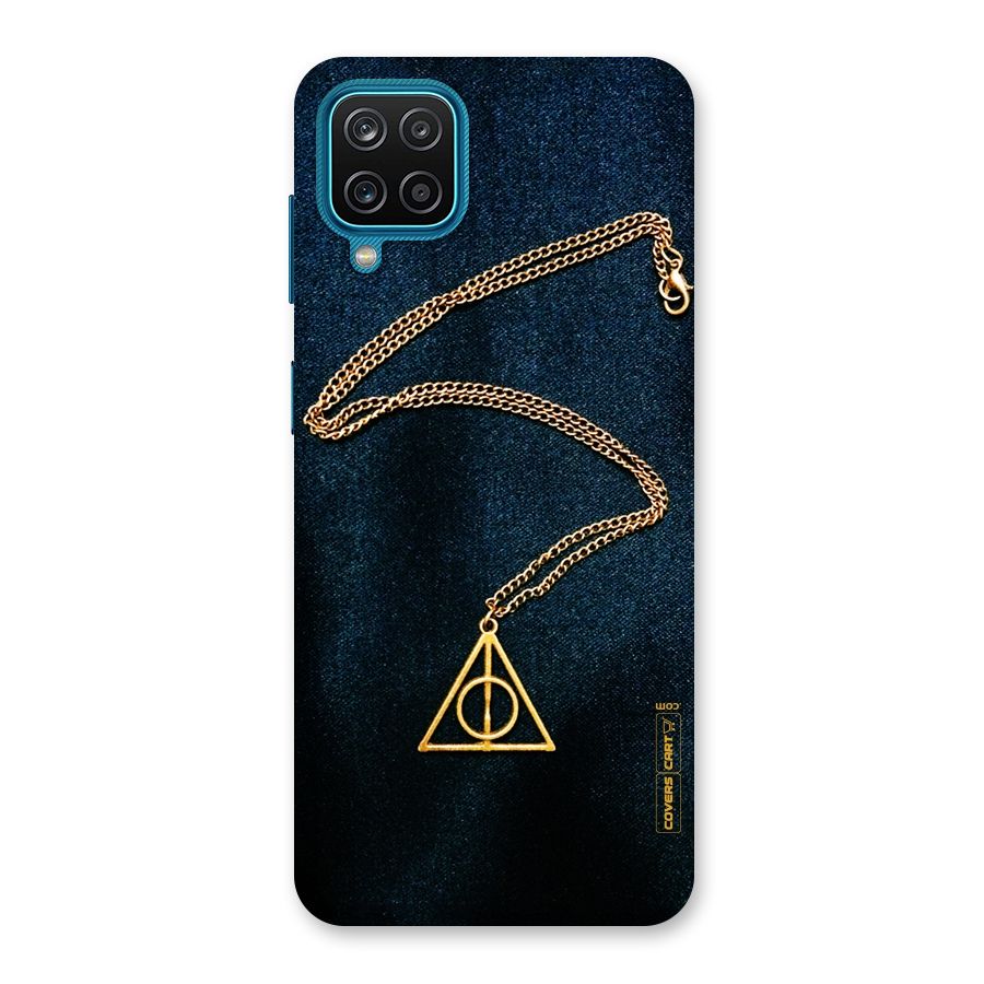 Golden Chain Back Case for Galaxy M12