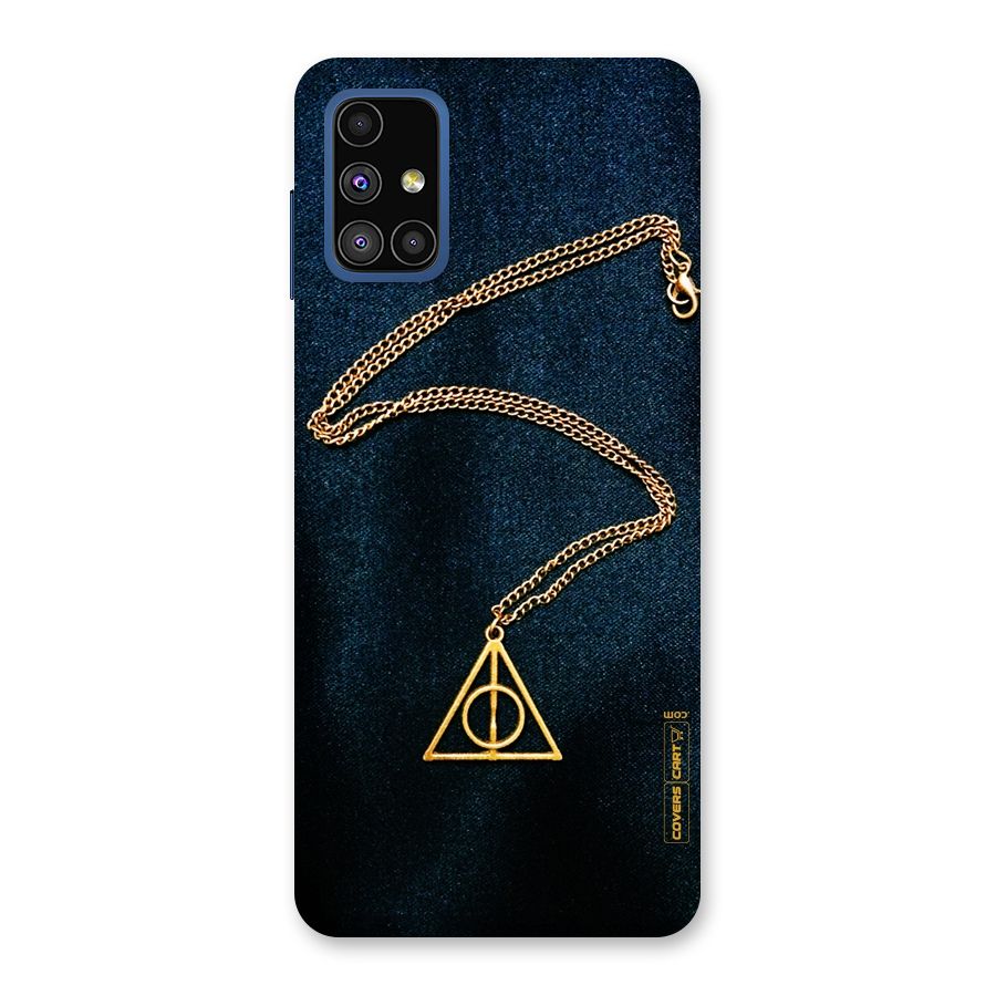 Golden Chain Back Case for Galaxy M51