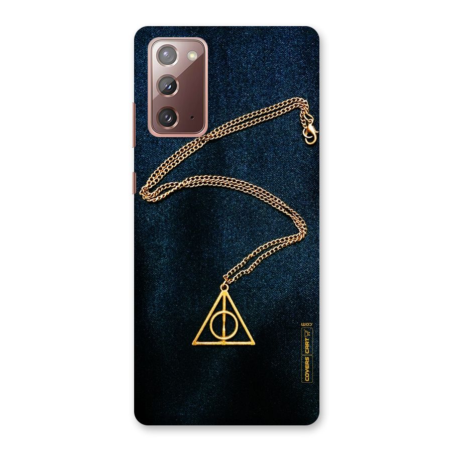 Golden Chain Back Case for Galaxy Note 20