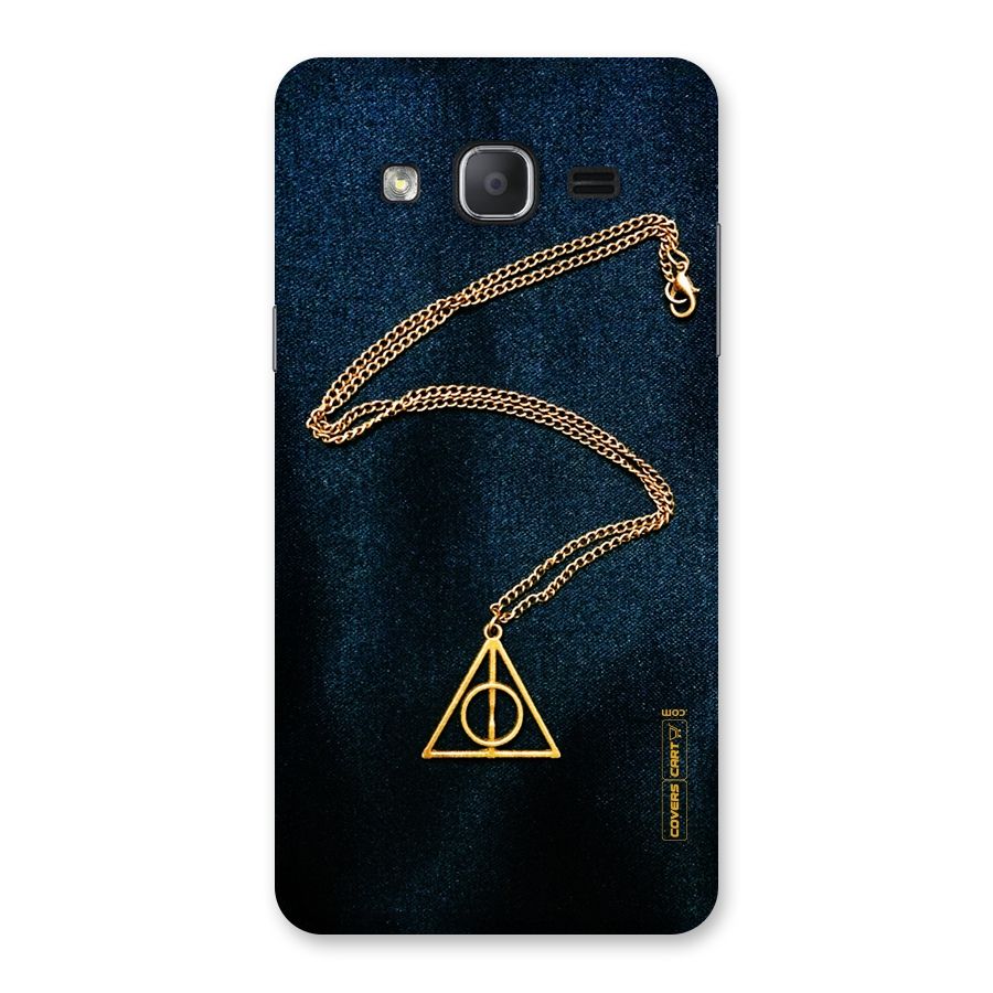 Golden Chain Back Case for Galaxy On7 2015