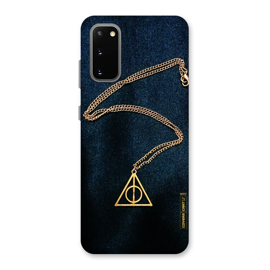 Golden Chain Back Case for Galaxy S20