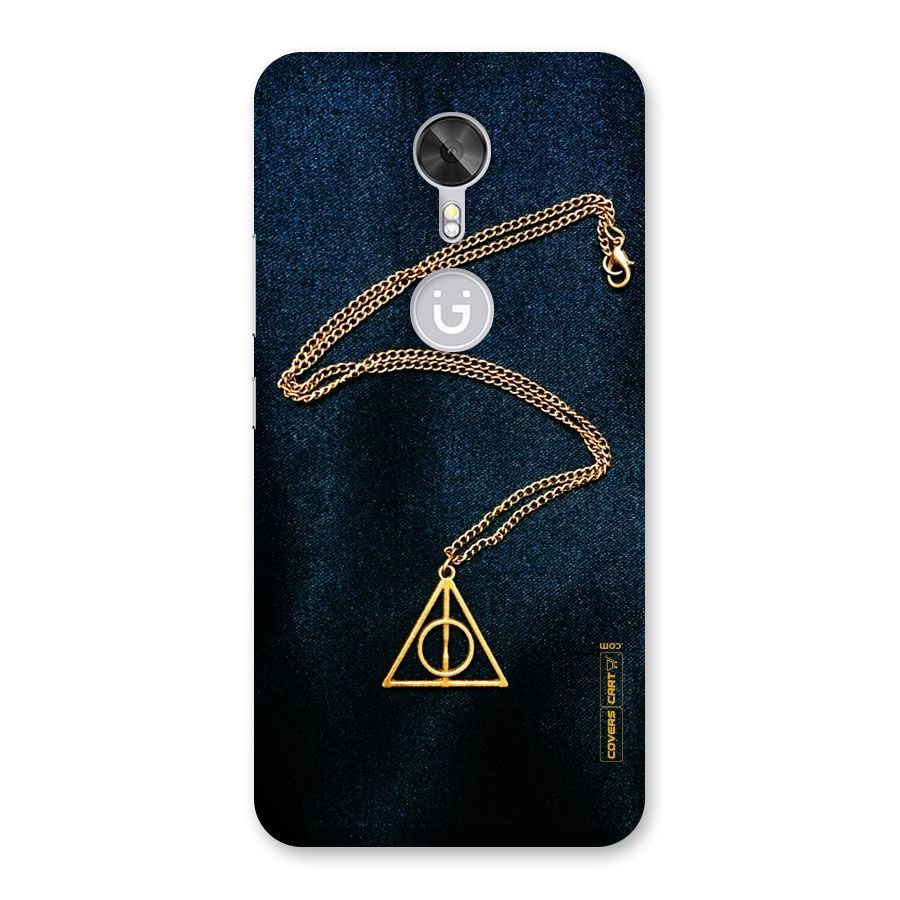 Golden Chain Back Case for Gionee A1