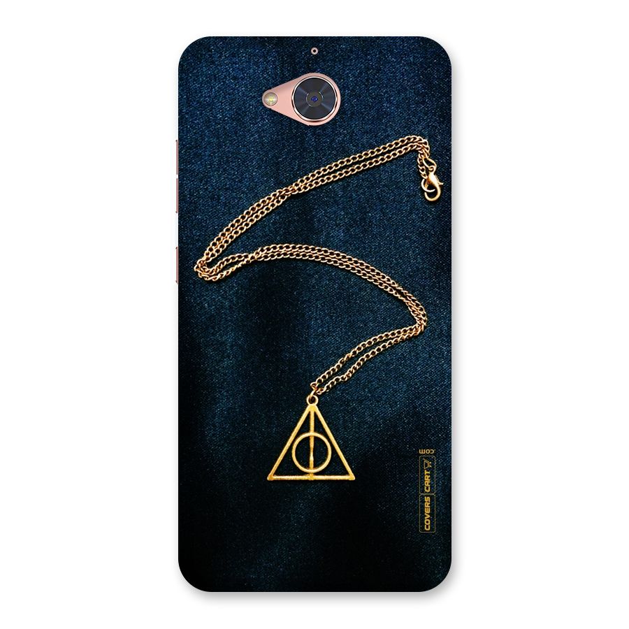 Golden Chain Back Case for Gionee S6 Pro