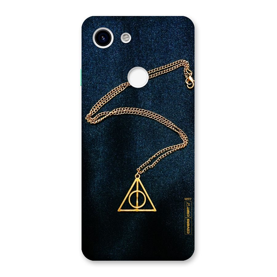 Golden Chain Back Case for Google Pixel 3