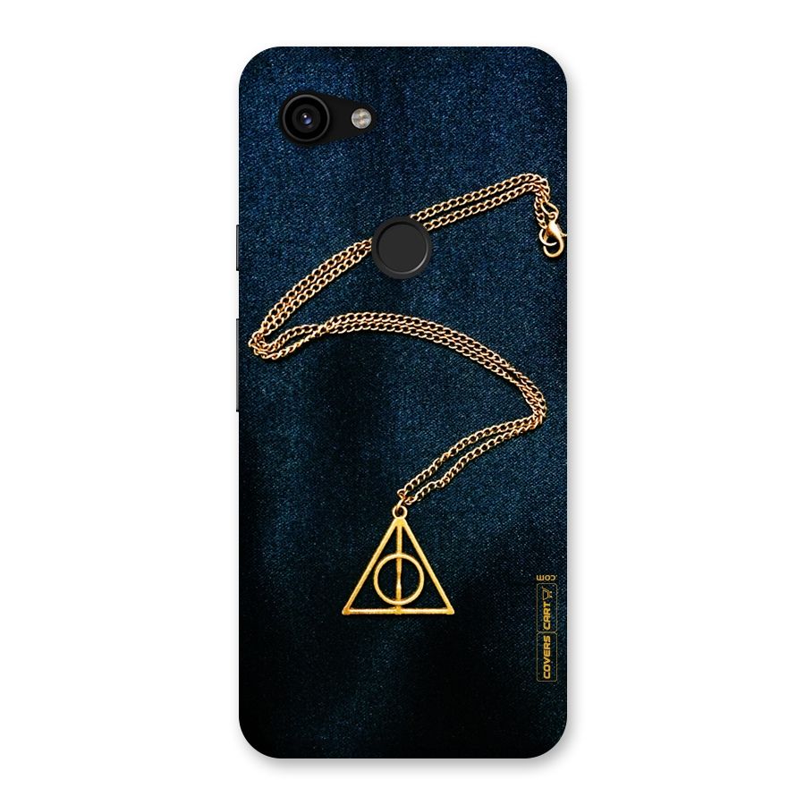 Golden Chain Back Case for Google Pixel 3a