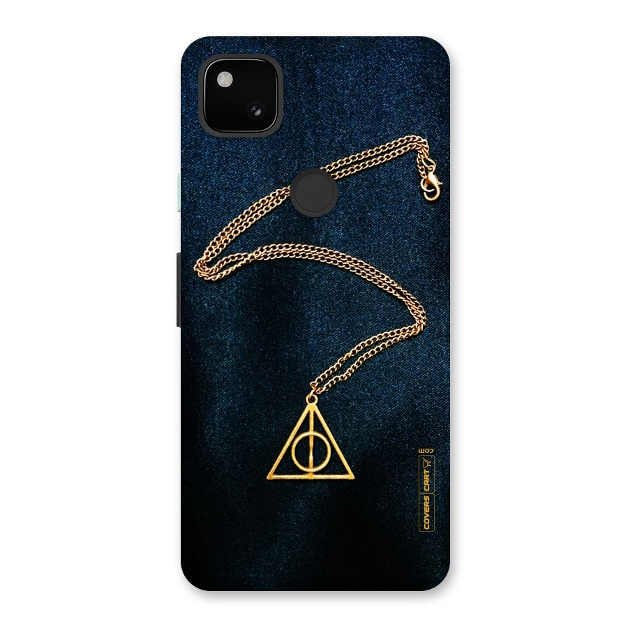 Golden Chain Back Case for Google Pixel 4a