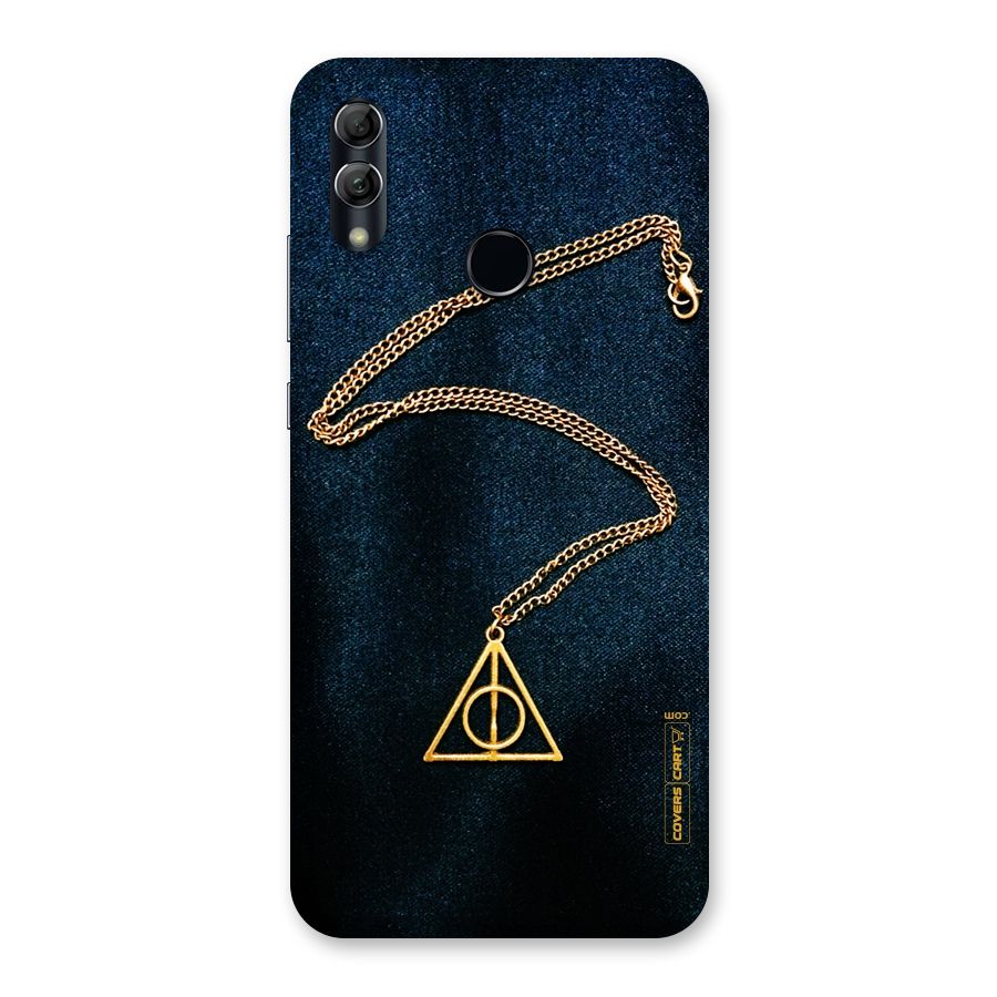 Golden Chain Back Case for Honor 10 Lite