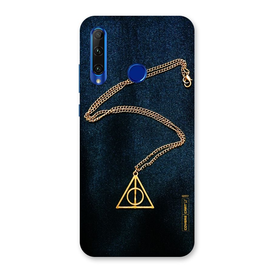 Golden Chain Back Case for Honor 20i