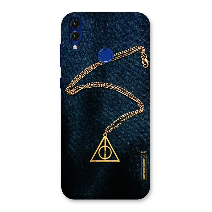 Golden Chain Back Case for Honor 8C