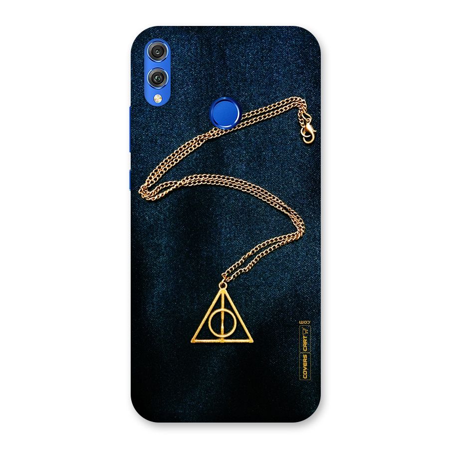Golden Chain Back Case for Honor 8X