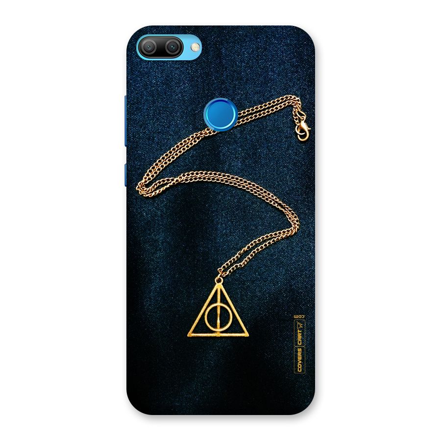 Golden Chain Back Case for Honor 9N