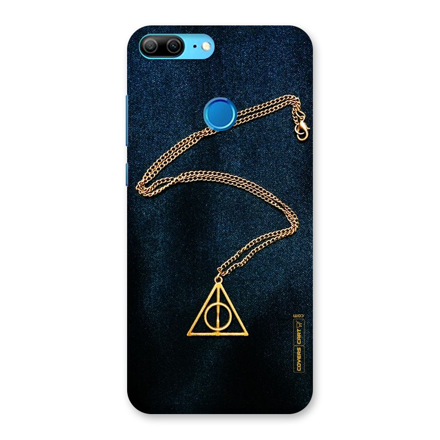 Golden Chain Back Case for Honor 9 Lite