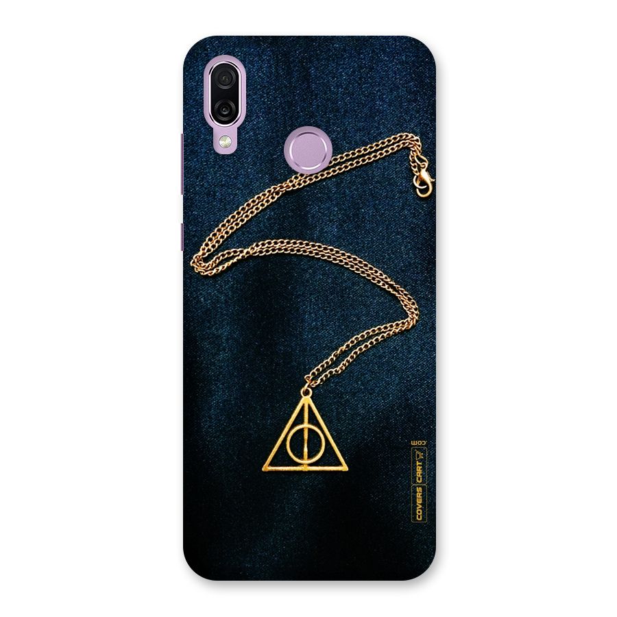 Golden Chain Back Case for Honor Play