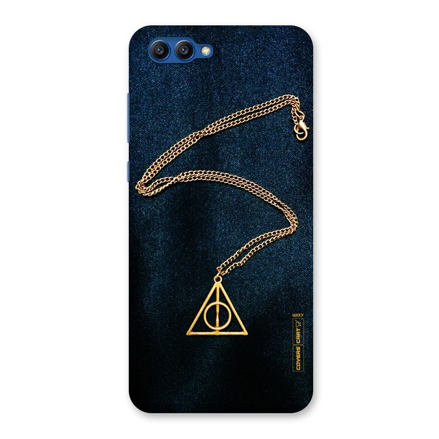 Golden Chain Back Case for Honor View 10