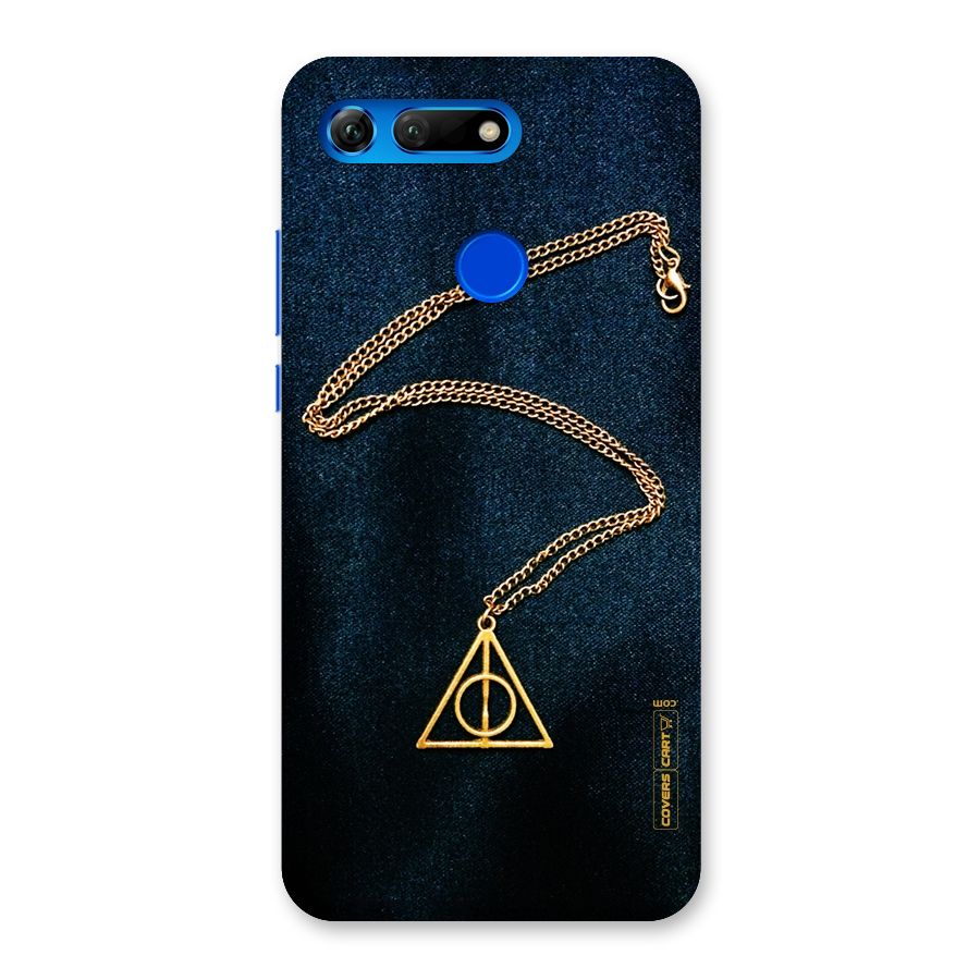 Golden Chain Back Case for Honor View 20