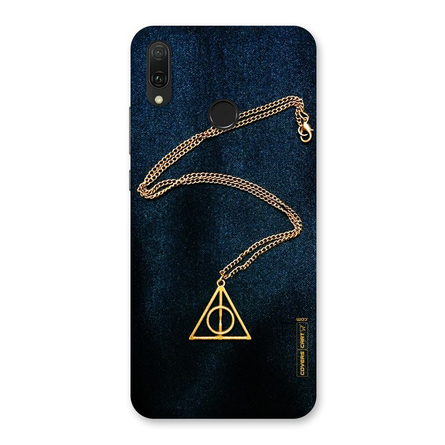 Golden Chain Back Case for Huawei Y9 (2019)