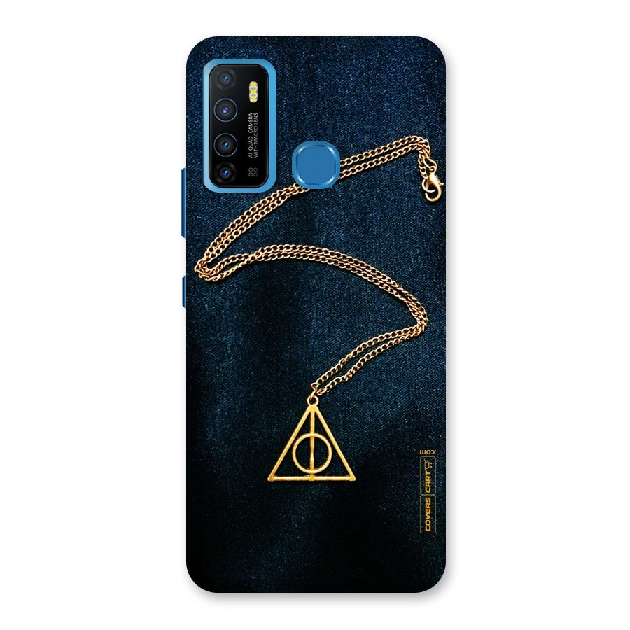 Golden Chain Back Case for Infinix Hot 9