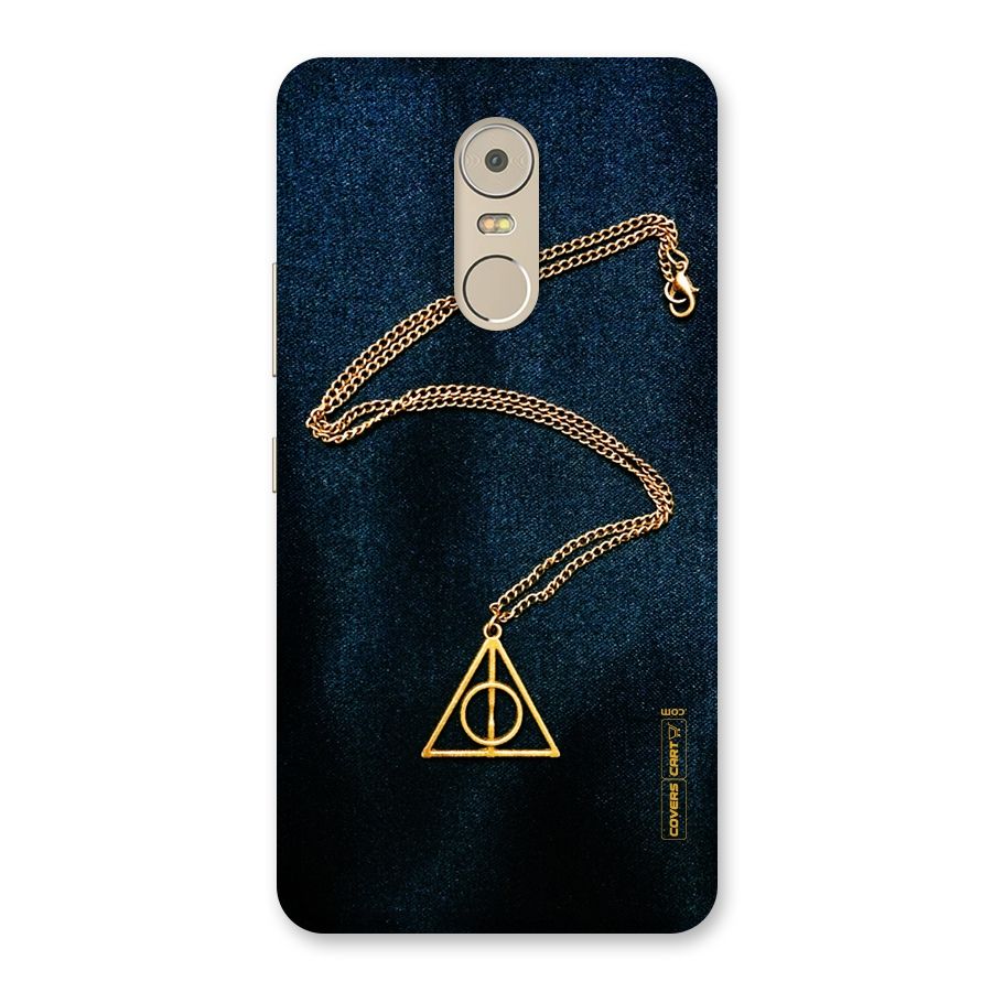 Golden Chain Back Case for Lenovo K6 Note