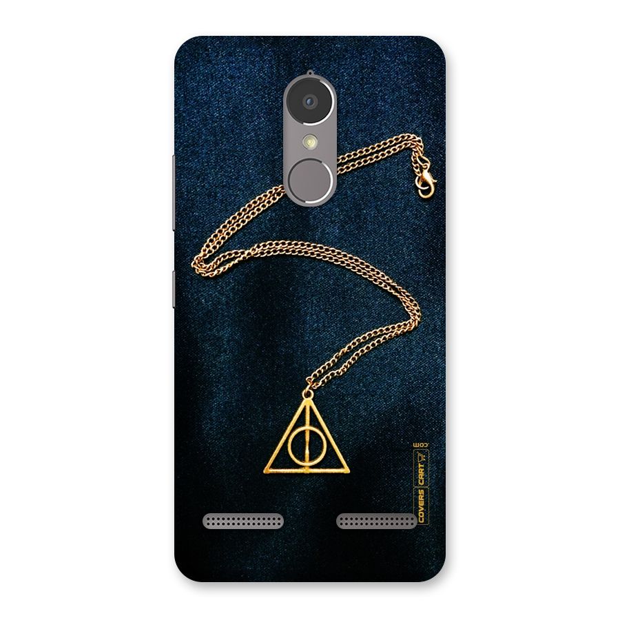 Golden Chain Back Case for Lenovo K6 Power