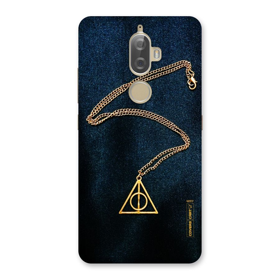 Golden Chain Back Case for Lenovo K8 Plus