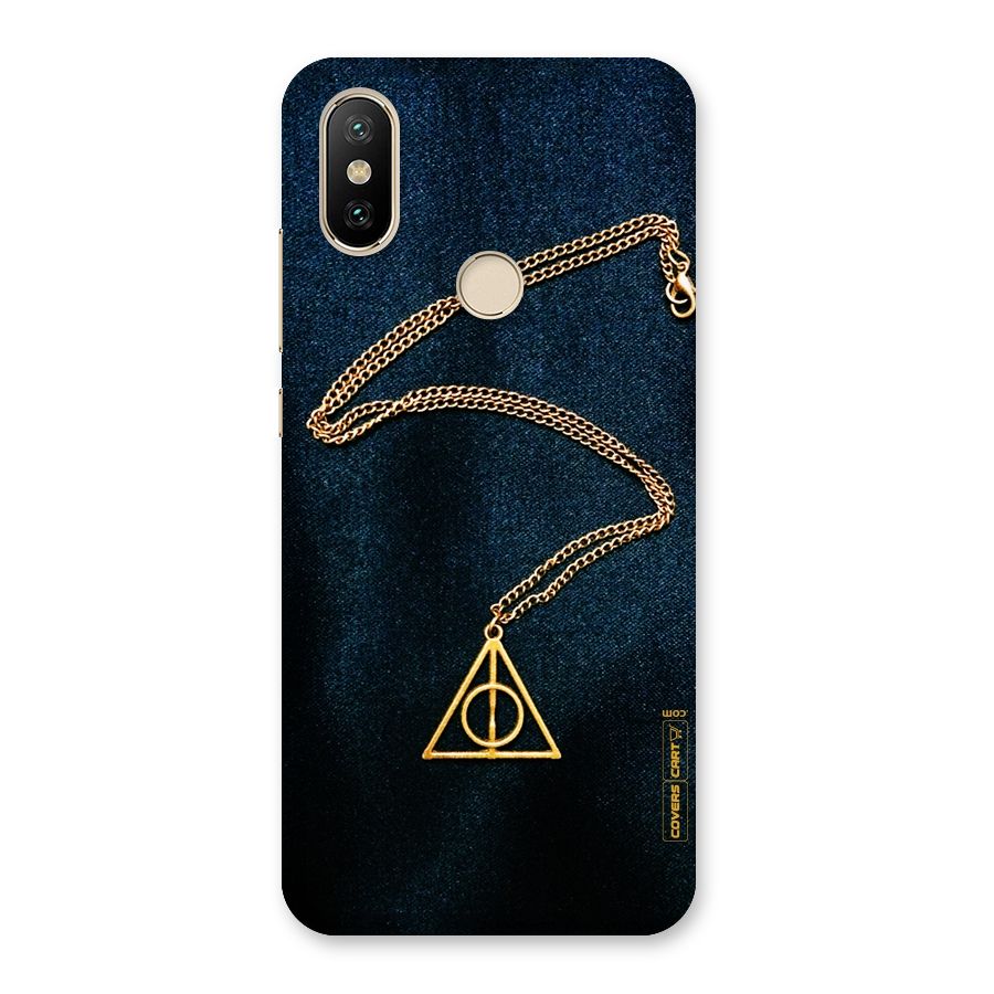 Golden Chain Back Case for Mi A2