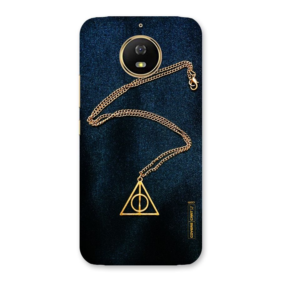 Golden Chain Back Case for Moto G5s