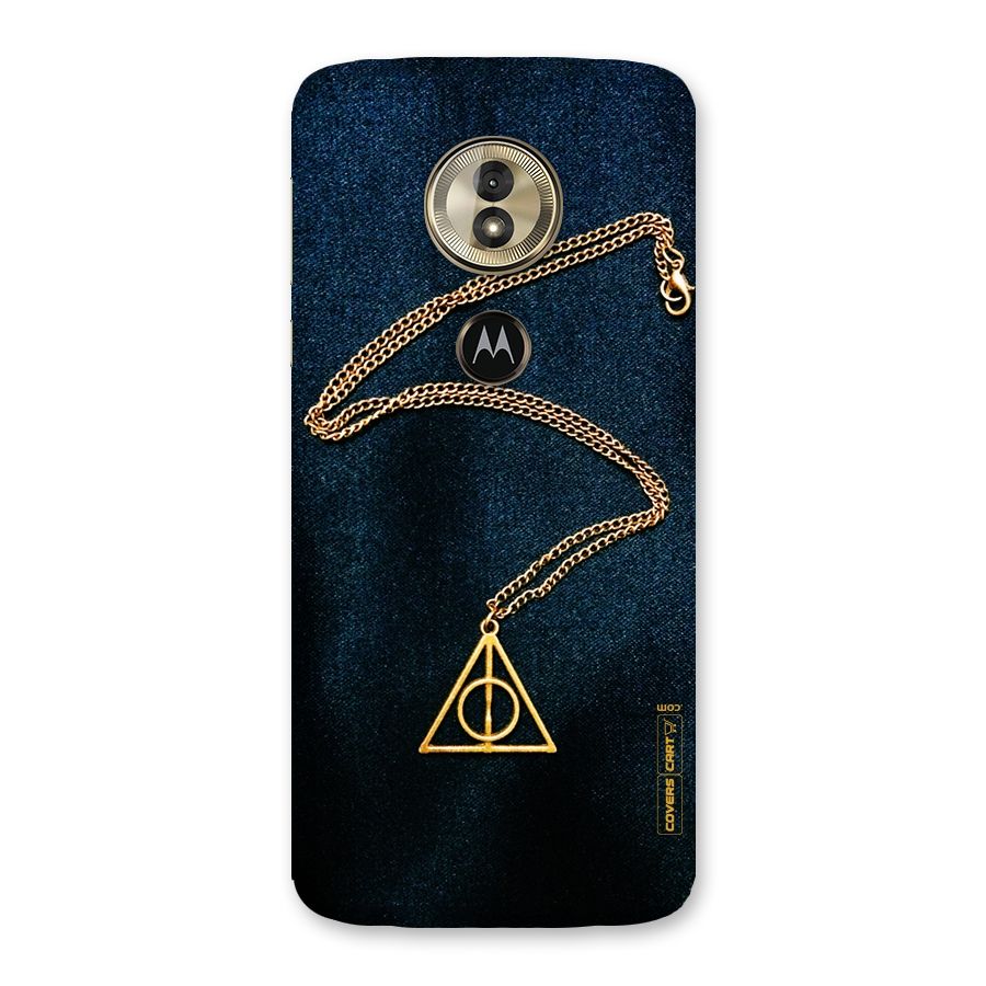 Golden Chain Back Case for Moto G6 Play