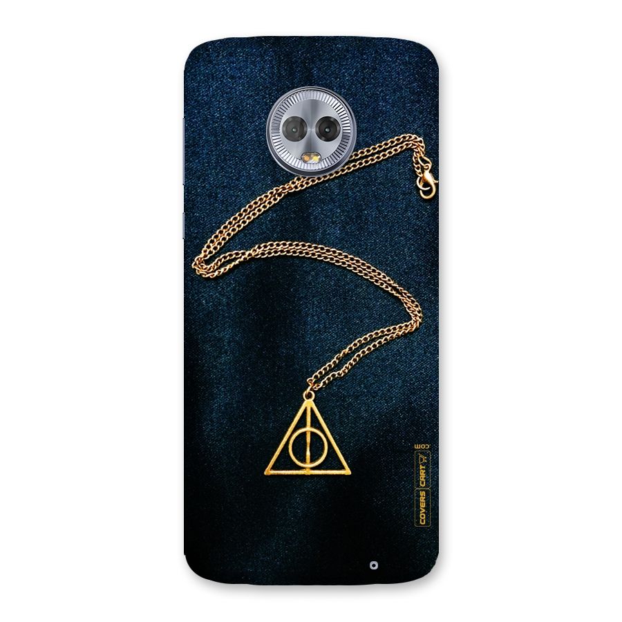 Golden Chain Back Case for Moto G6 Plus