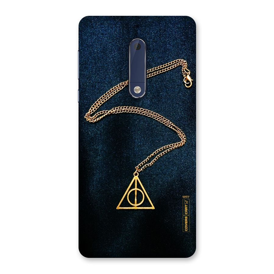 Golden Chain Back Case for Nokia 5