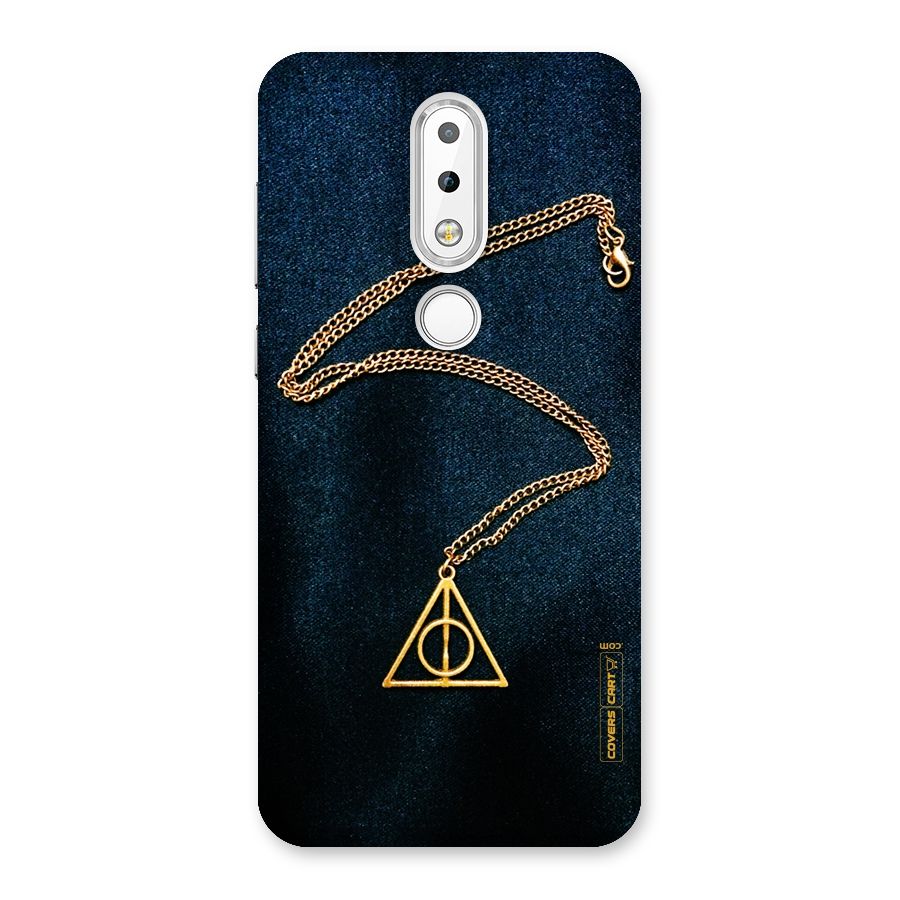 Golden Chain Back Case for Nokia 6.1 Plus
