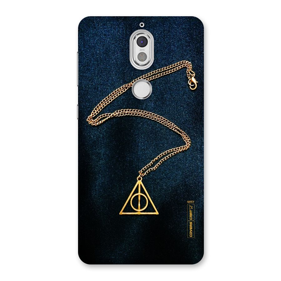 Golden Chain Back Case for Nokia 7