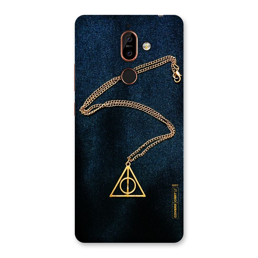 Golden Chain Back Case for Nokia 7 Plus
