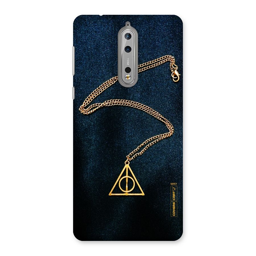 Golden Chain Back Case for Nokia 8