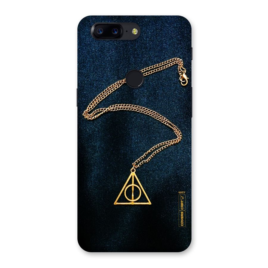 Golden Chain Back Case for OnePlus 5T