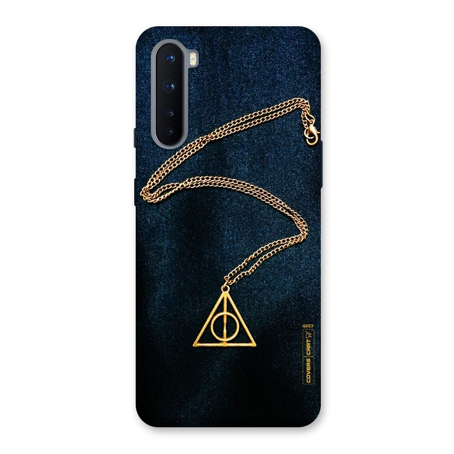 Golden Chain Back Case for OnePlus Nord
