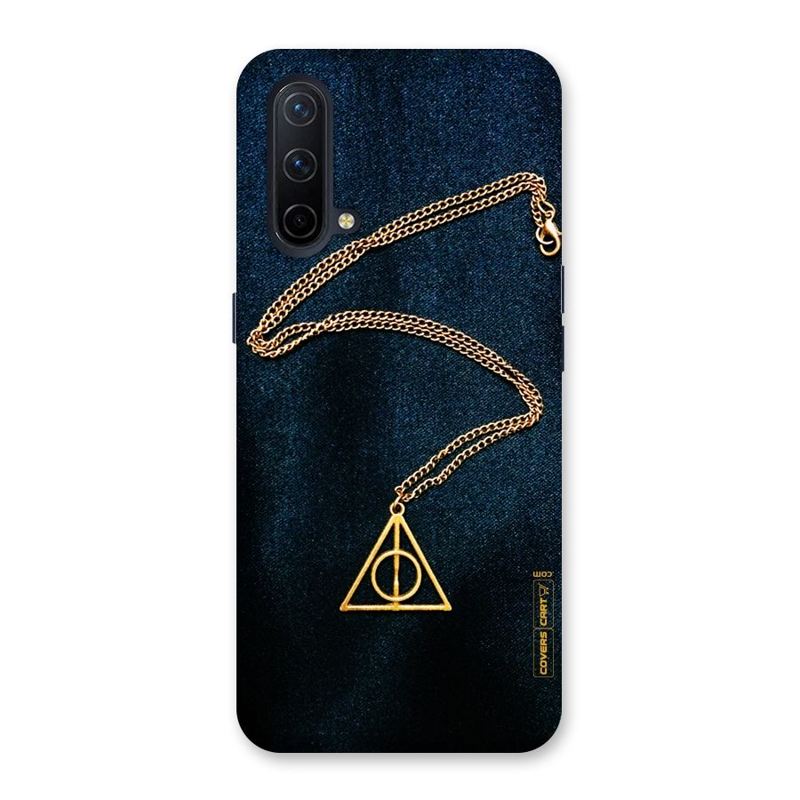 Golden Chain Back Case for OnePlus Nord CE 5G