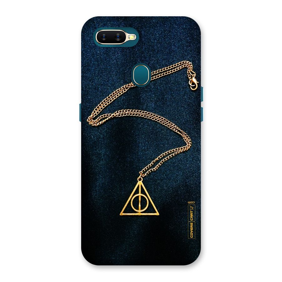 Golden Chain Back Case for Oppo A11k