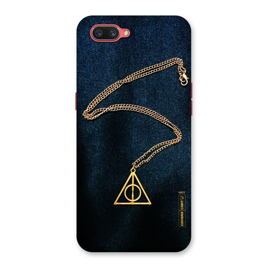 Golden Chain Back Case for Oppo A3s