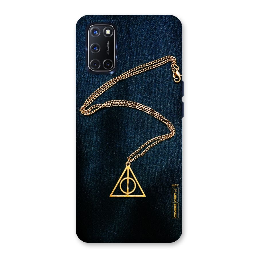 Golden Chain Back Case for Oppo A52